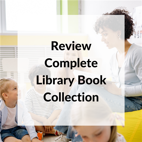 Review Complete Library Book Collection Graphic